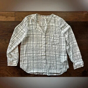 Calvin Klein Stripe Blouse- size Small